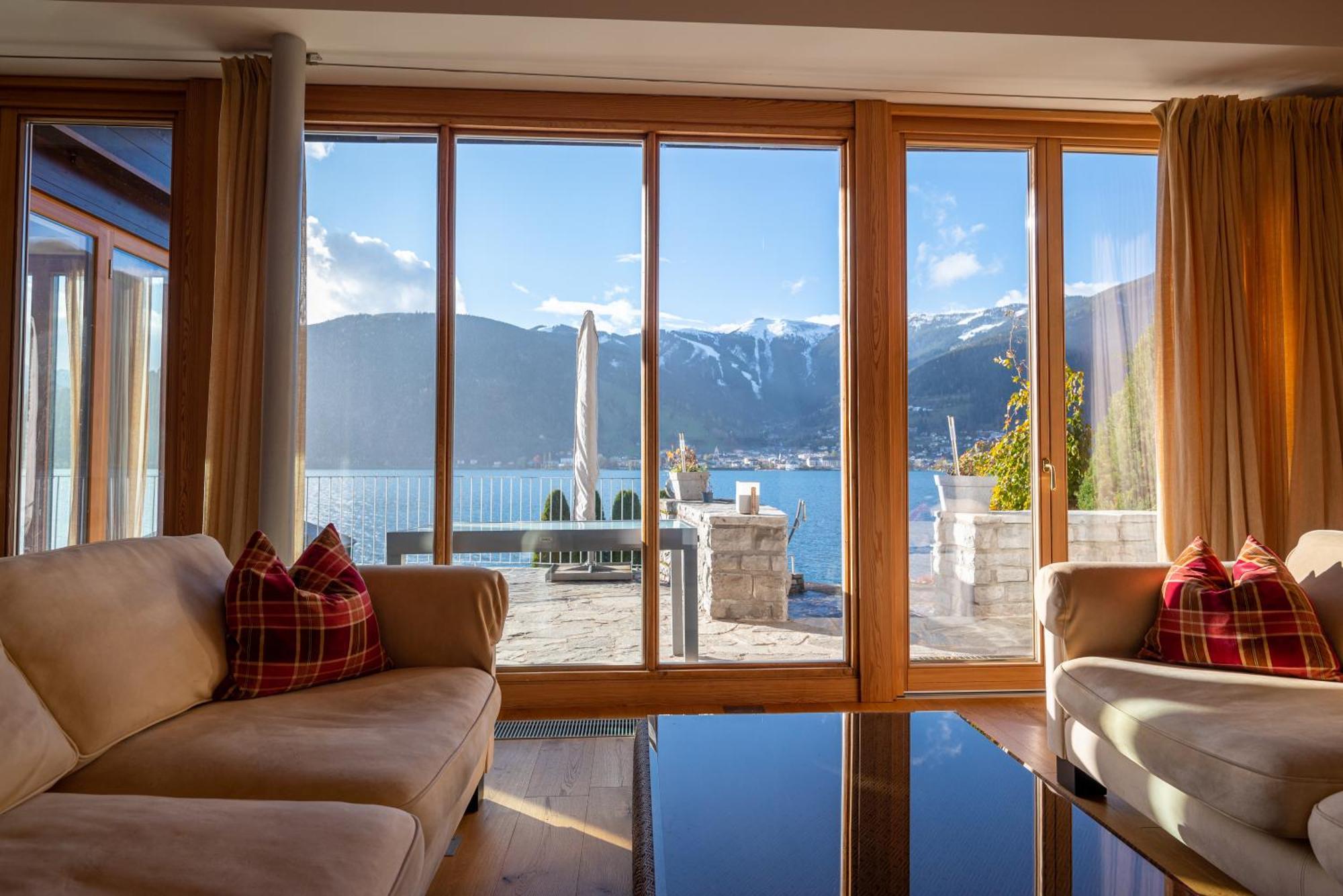 Finest Lakeside Villa Zell Am See By All In One Apartments Erlberg Exteriör bild